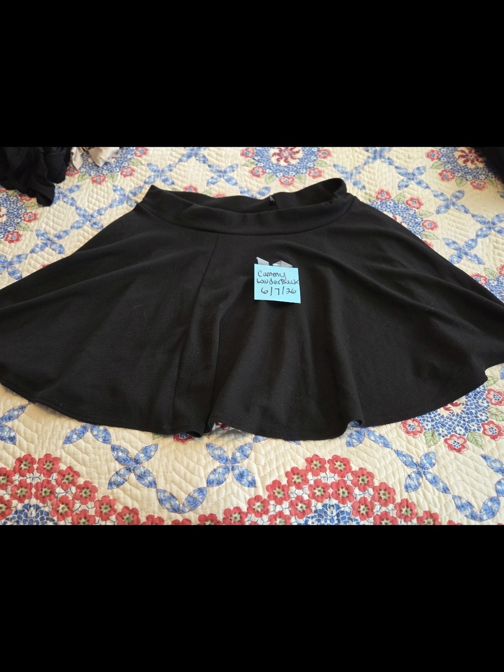 Amazon skater skirt Black